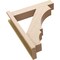 Ekena Millwork 5 1/2-in W x 22-in D x 26-in H Balboa Block Rough Cedar Woodgrain TimberThane Outlooker, Primed Tan OUTUR055X22X26BOA44RCPR - alternate 4